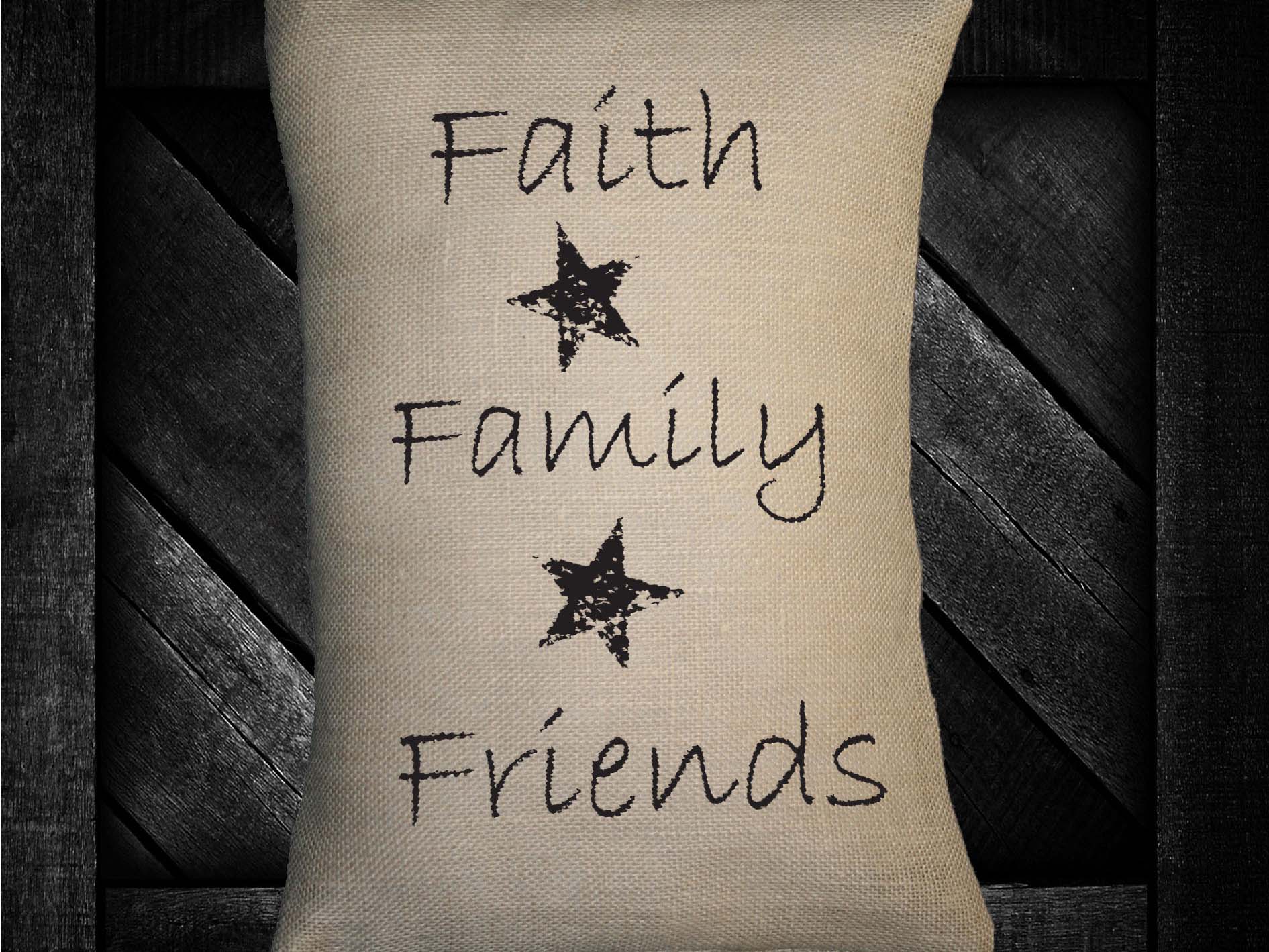 Family oriented pillows